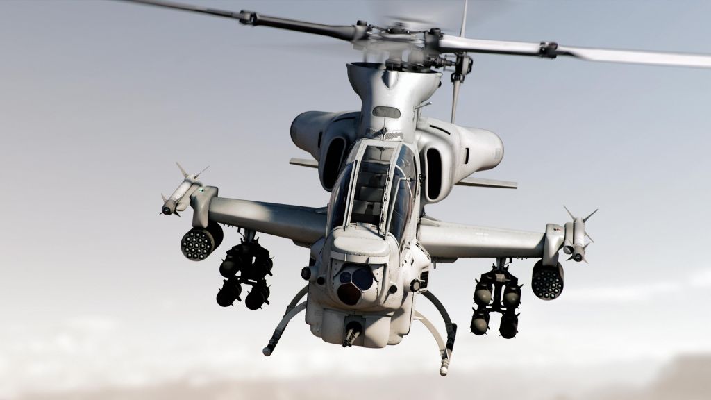 Bell Ah-1Z Viper, Штурмовой Вертолет, Корпус Морской Пехоты Сша, HD, 2K