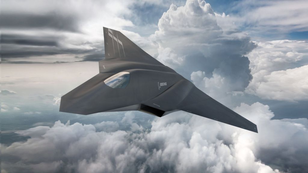 Boeing F X, Истребитель, Облака, Концепт, Сша. Воздушные Силы, HD, 2K