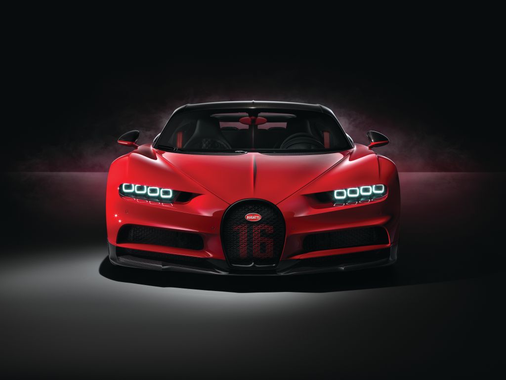 Bugatti Chiron Sport, Женевский Автосалон, 2018, HD, 2K, 4K