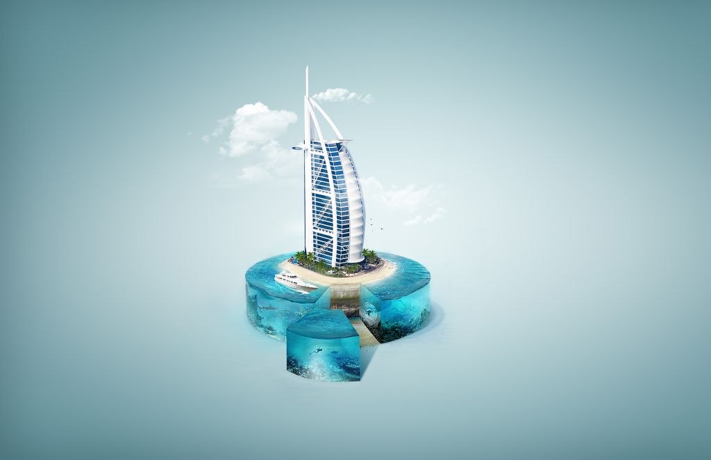 Бурдж Аль Араб, Дубай, HD, 2K, 4K