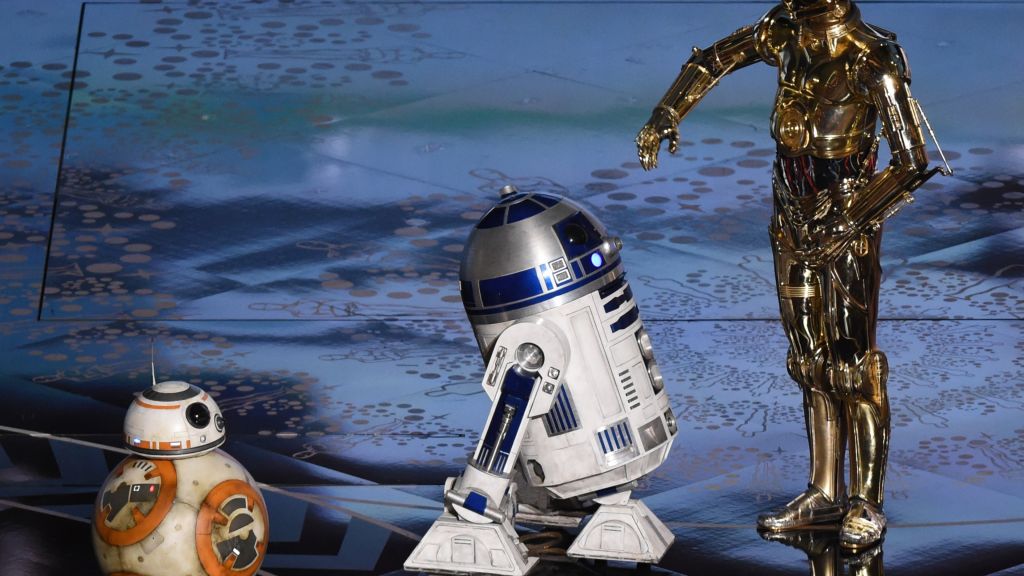 C-3Po, R2-D2, Bb-8, Оскар 2016, Звездные Войны, Оскар, HD, 2K, 4K