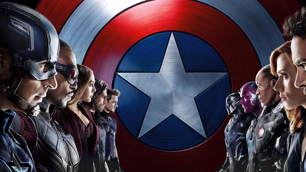 Капитан Америка 3: Гражданская Война, Железный Человек, Марвел, Лучшие Фильмы 2016 Года, HD, 2K, 4K, 5K, 8K