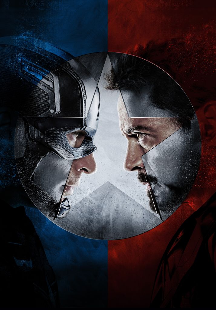 Капитан Америка, Железный Человек, Гражданская Война, 2016 Фильмы, HD, 2K