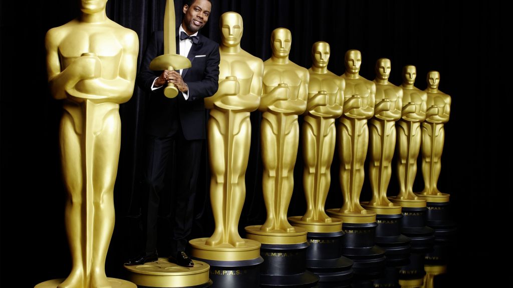 Крис Рок, Оскар 2016, Оскар, Самые Популярные Знаменитости, Актер, HD, 2K, 4K