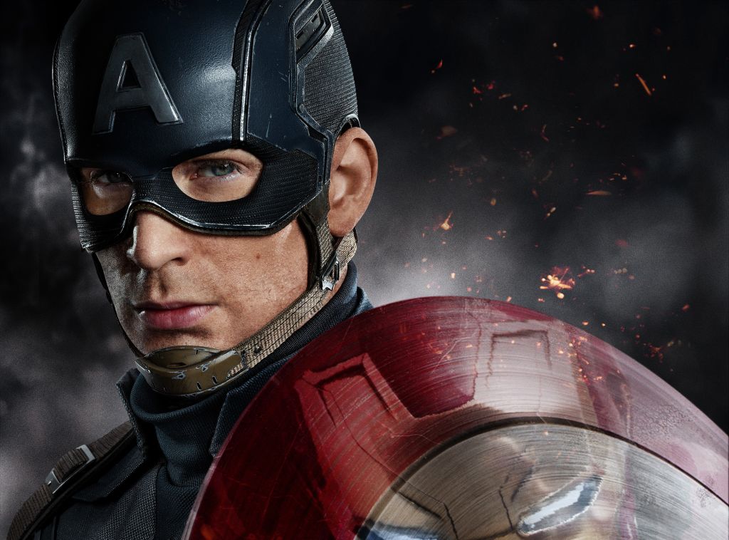 Гражданская Война, Капитан Америка, 2016, HD, 2K