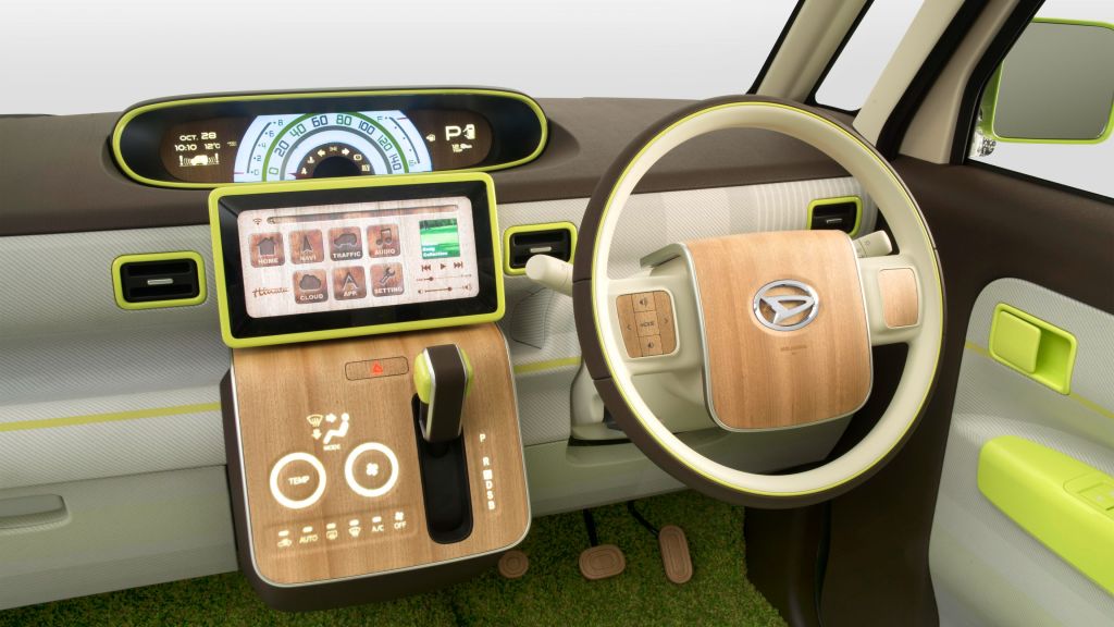 Daihatsu Hinata, Concept, Зеленый, Автомобиль Будущего, HD, 2K, 4K
