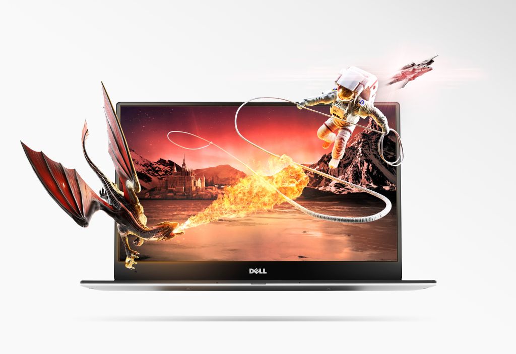 Ноутбук Dell, Дракон, Астронавт, 4К, HD, 2K, 4K
