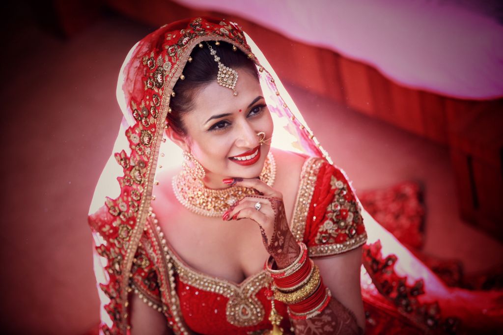 Divyanka Tripathi, Свадьба, Невеста, Легенга, Индийская, Традиционная, Брак, HD, 2K