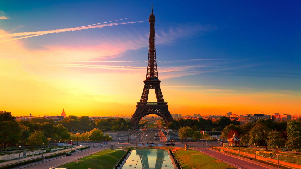 Эйфелева Башня, Париж, Франция, Туризм, Путешествие, HD, 2K, 4K, 5K, 8K
