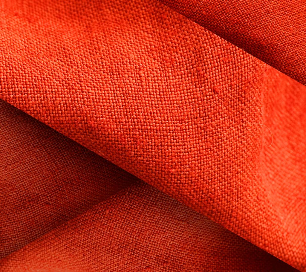 Ткань, Оранжевый, Макро, HD, 2K