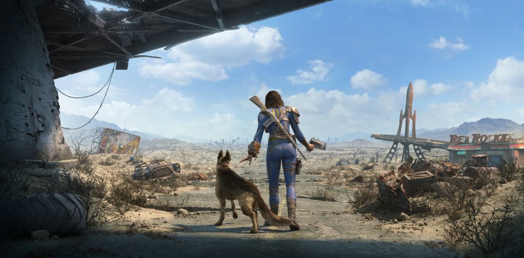 Fallout 4, Сука, Выжившая Собака, Собака, HD, 2K, 4K