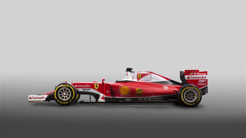 Ferrari Sf16-H, Формула 1, Красный, HD, 2K, 4K