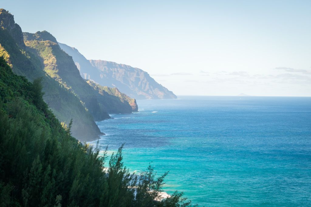 Гавайские Острова, Скалы, Горы, HD, 2K