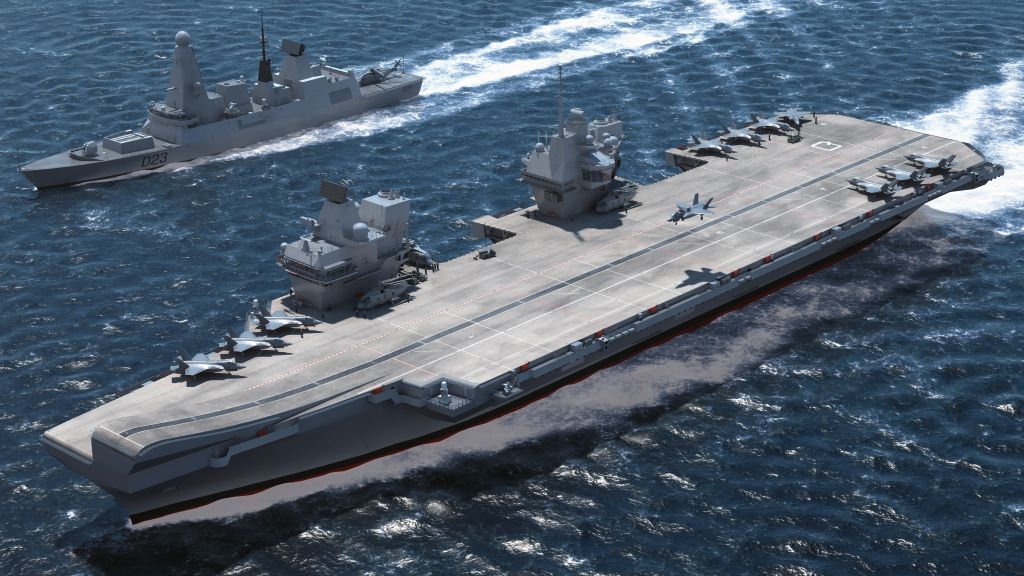 Hms Queen Elizabeth, Головной Корабль, Авианосец, Королевский Флот, Английские Вооруженные Силы, HD, 2K, 4K, 5K