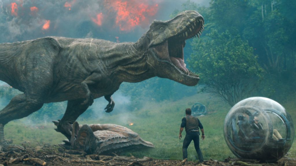 Jurassic World: Fallen Kingdom, Крис Пратт, Dinosaur, HD, 2K, 4K