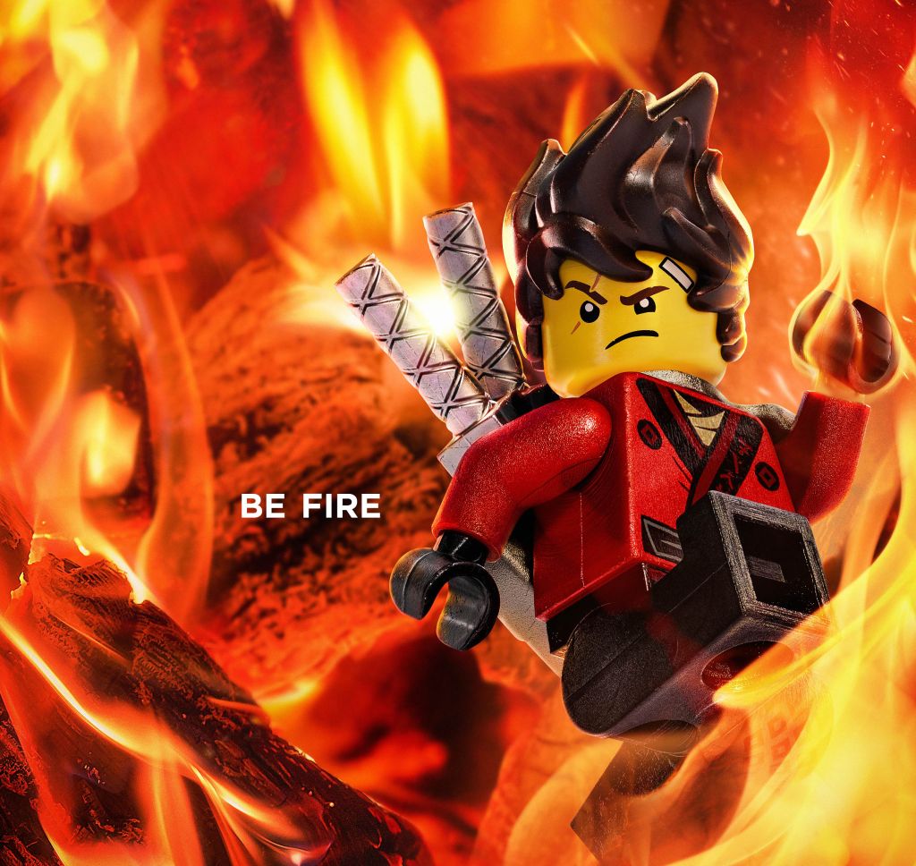 Кай, Фильм Lego Ninjago, Be Fire, Анимация, 2017, HD, 2K
