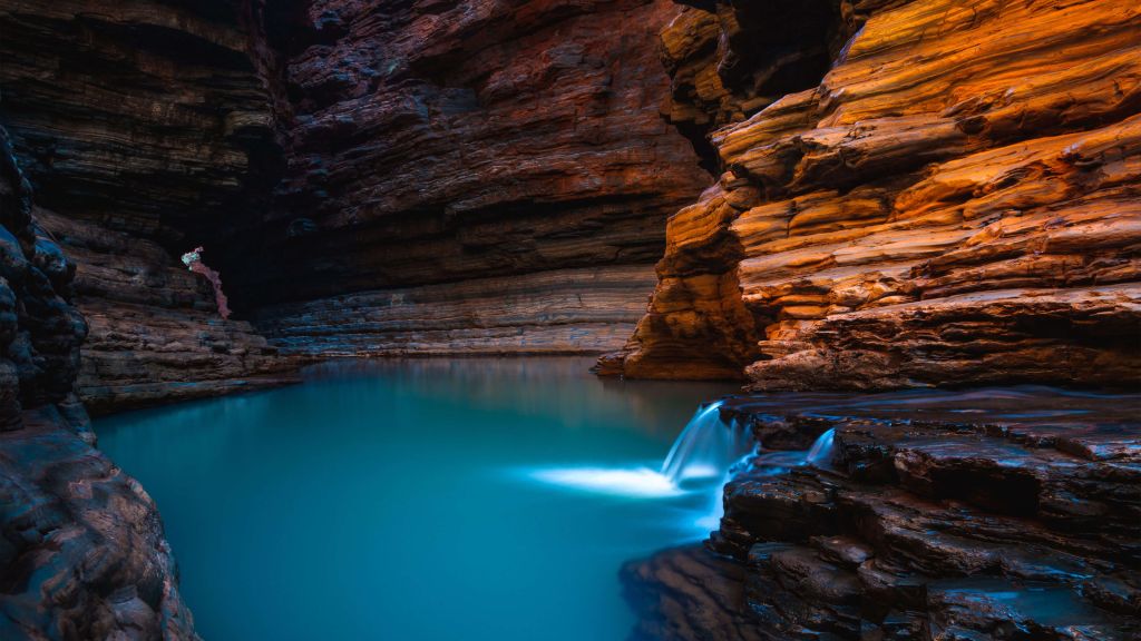 Бассейн Кермитс, Национальный Парк Кариджини, Австралия, HD, 2K, 4K