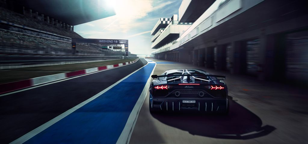 Lamborghini Aventador Svj, Ипподром, HD, 2K, 4K