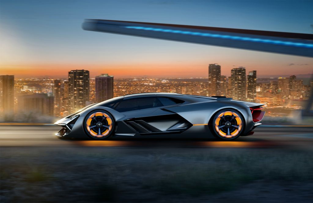 Lamborghini Terzo Millennio, Спортивные Автомобили, 2017, HD, 2K, 4K