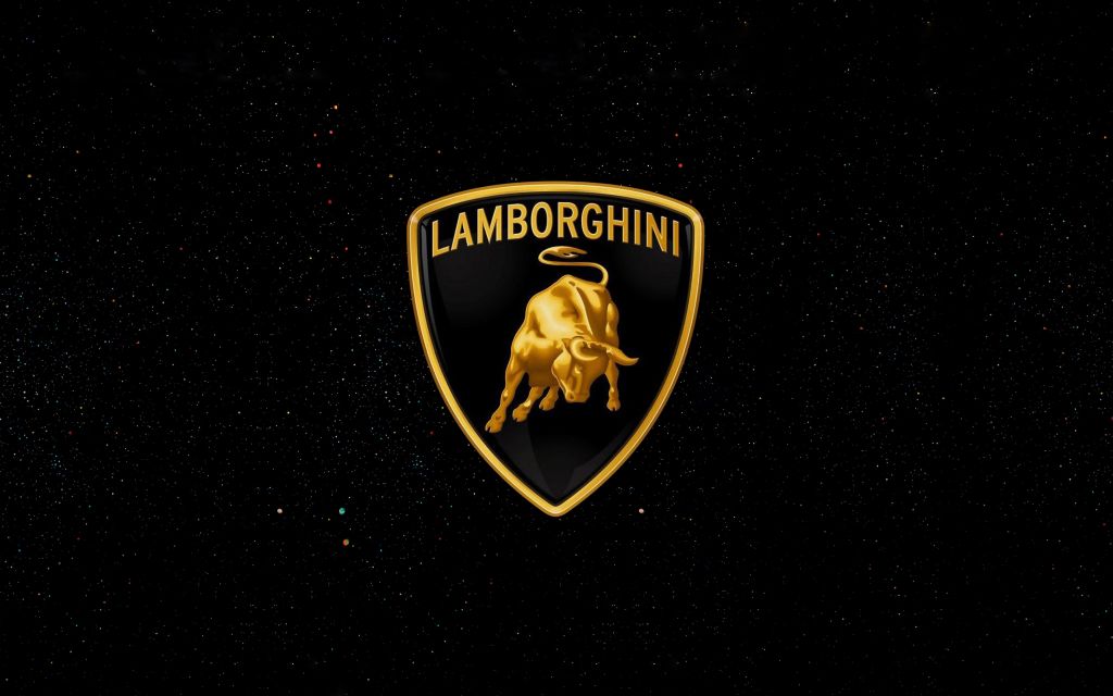 Lamborghini, Логотип, HD, 2K, 4K