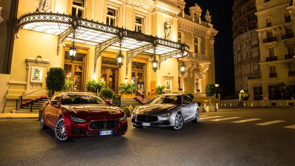 Maserati Ghibli S Q4, Автосалон В Париже 2016, Серый, Исх., HD, 2K, 4K