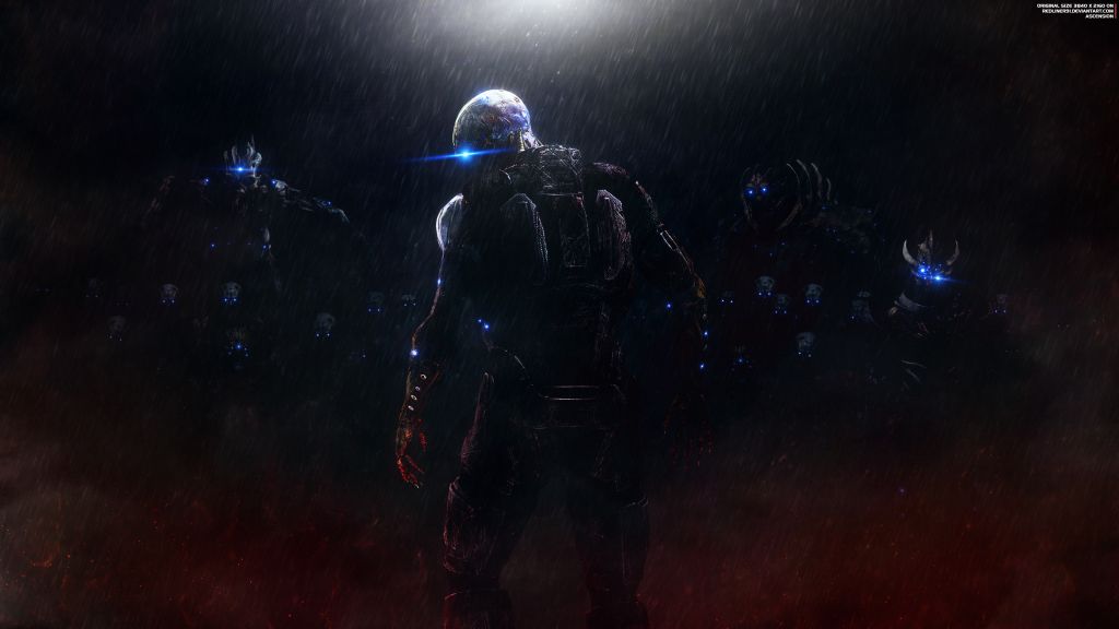 Mass Effect, Восхождение, Командир Шепард, HD, 2K, 4K