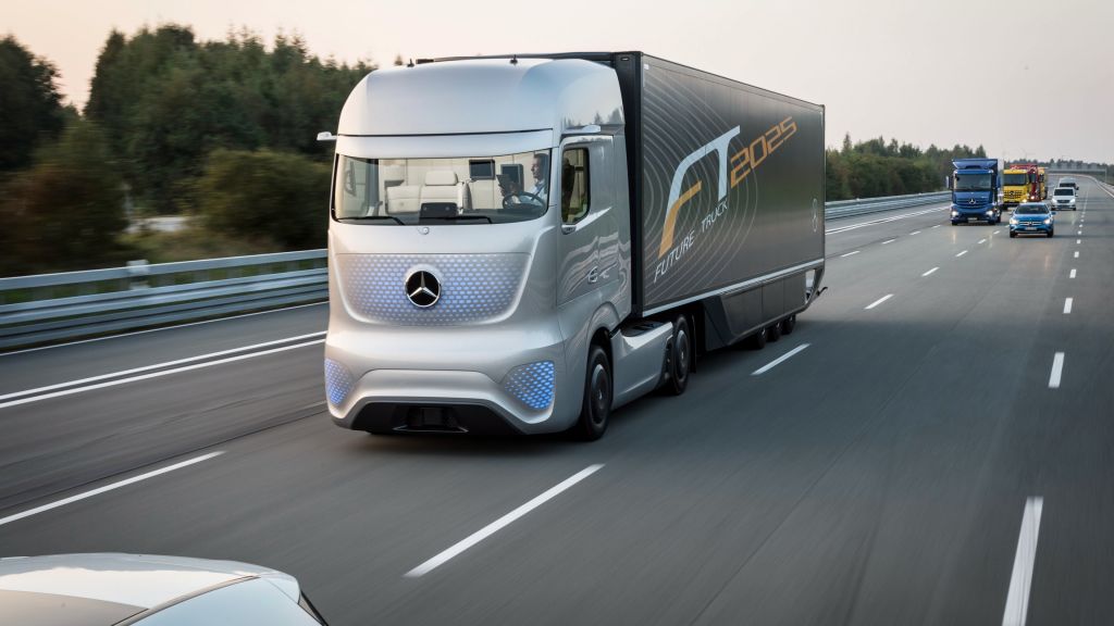 Mercedes-Benz Future Truck 2025, Автомобили Будущего, HD, 2K, 4K