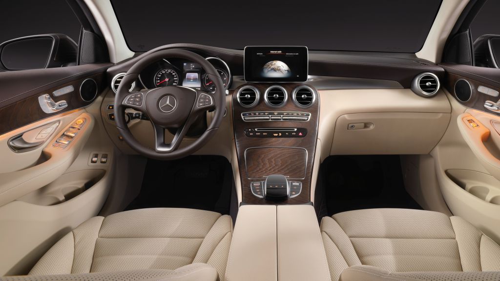 Mercedes-Benz Glc Klasse, Купе, Nyias 2016, Интерьер, HD, 2K, 4K