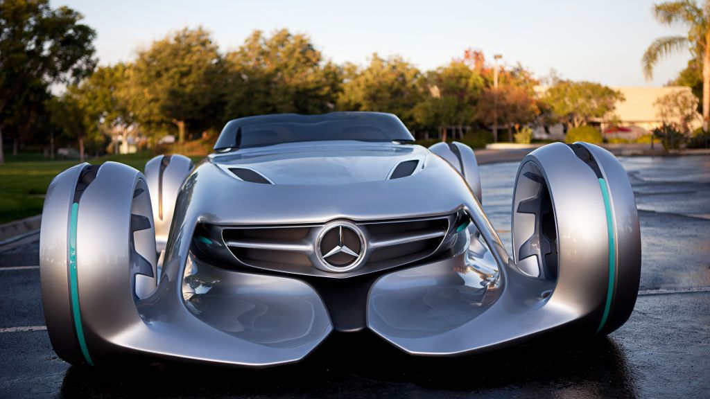 Mercedes-Benz Silver Arrow, Автомобили Будущего, HD, 2K, 4K, 5K