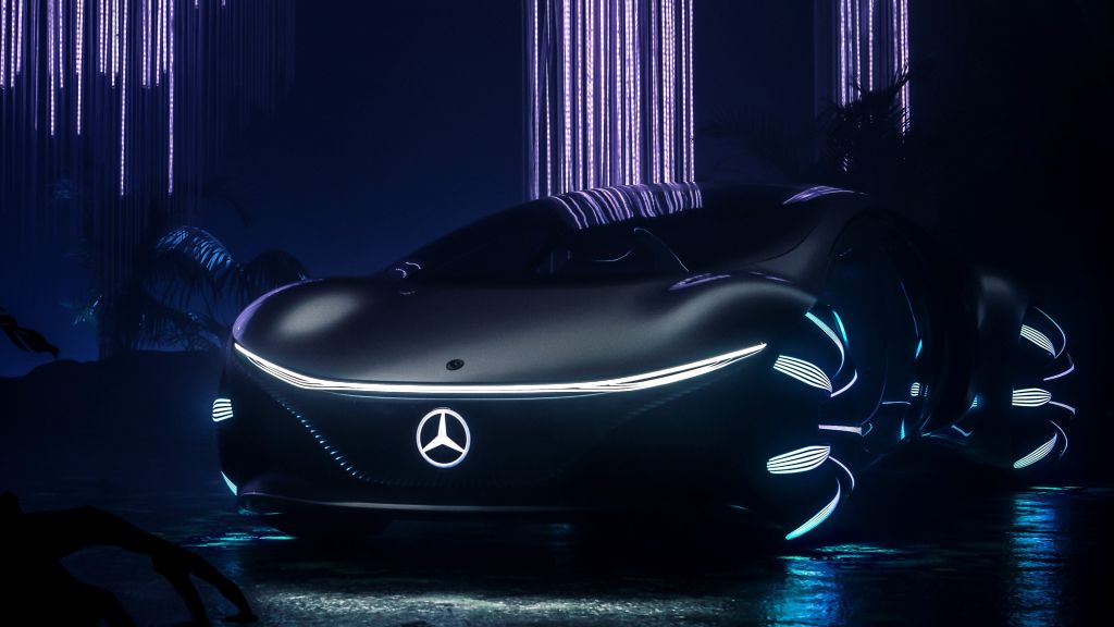 Mercedes-Benz Vision Avtr, Ces 2020, Электромобили, HD, 2K, 4K