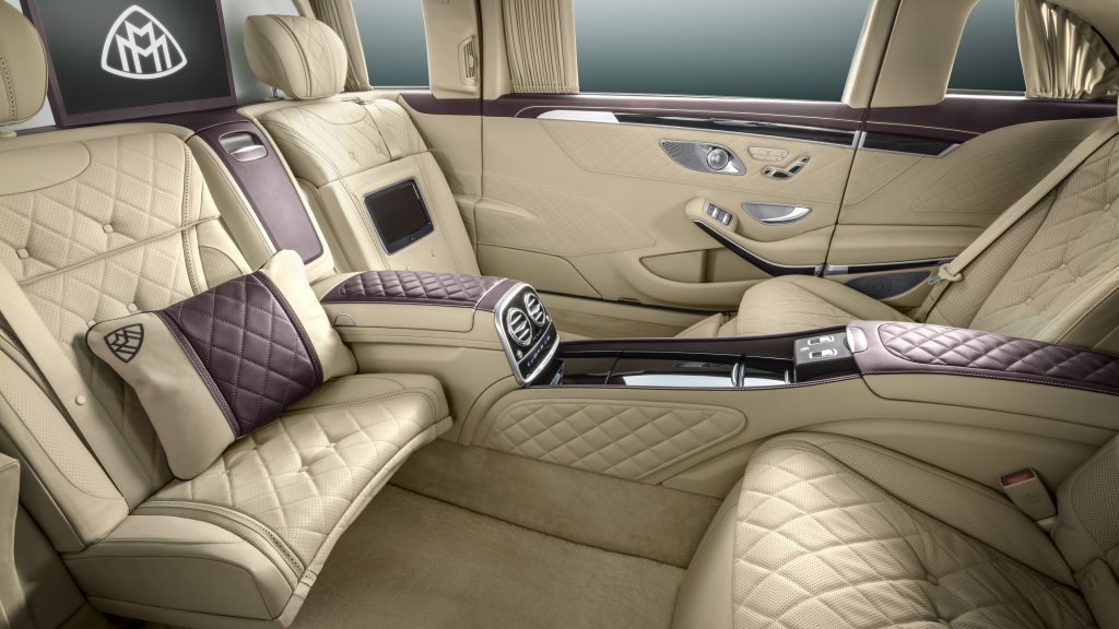 Mercedes Maybach S600 Pullman, Седан, Салон, Люкс., HD, 2K, 4K