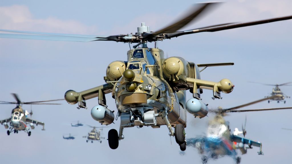 Ми-28, Ударный Вертолет, Российская Армия, HD