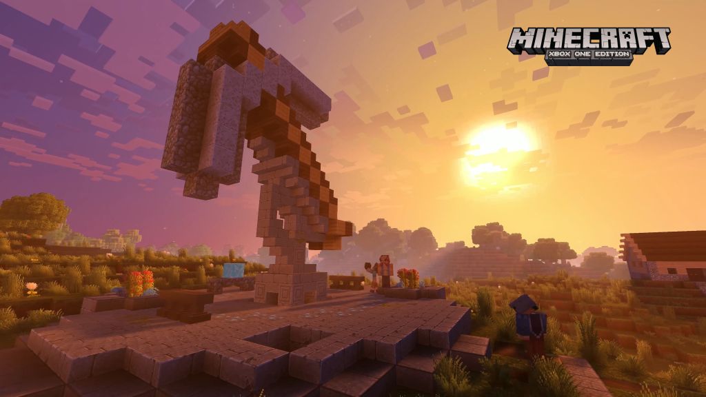 Minecraft 4K Edition, E3 2017, Xbox One X, Скриншот, HD, 2K, 4K