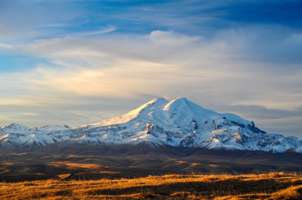 Гора Эльбрус, Самая Высокая Гора, Россия, HD, 2K, 4K