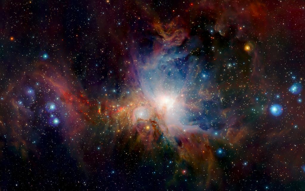 Туманность Ориона, Млечный Путь, Звезды, Астрономические, HD, 2K, 4K