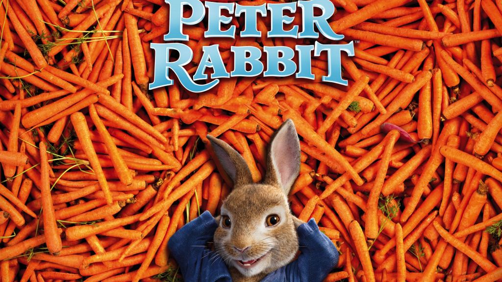 Кролик Питер, Морковь, HD, 2K, 4K