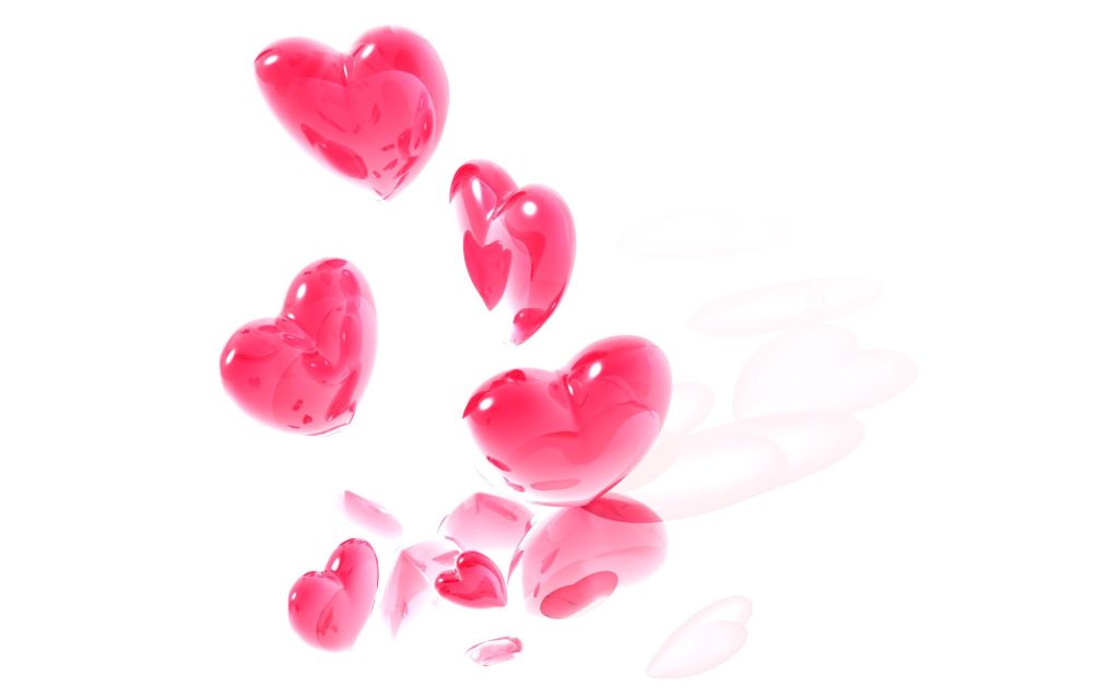 Розовый, Любовь Сердца, Баллоны, HD