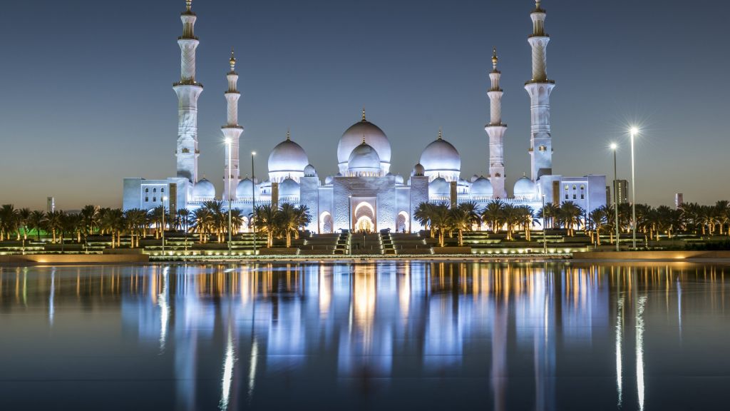Мечеть Шейха Зайда, Абу-Даби, HD, 2K, 4K