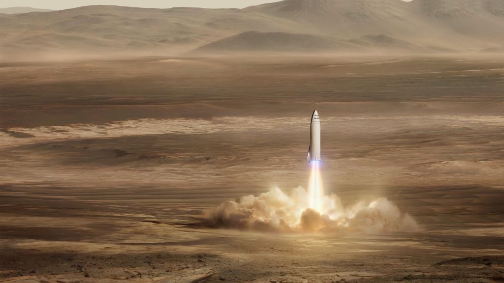 Spacex, Миссия На Марс, Большая Чертова Ракета, HD, 2K, 4K