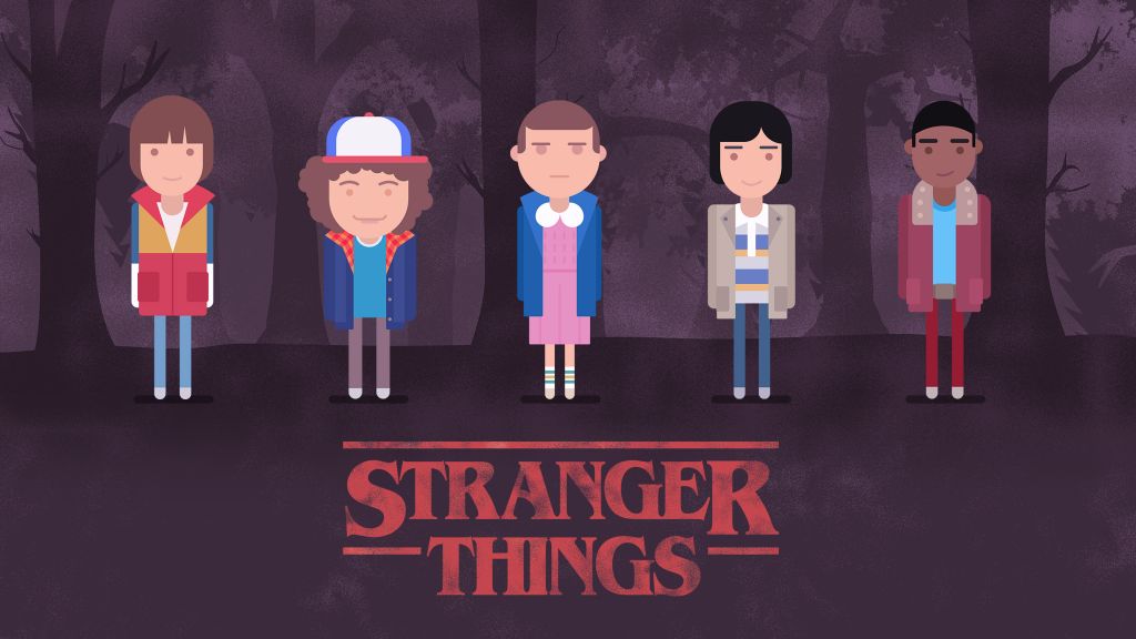 Stranger Things, Веб-Серия, Минимальная, 2017, HD, 2K, 4K