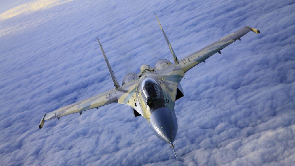 Су-35С, Сухой, Супер Фланкер, Истребитель Завоевания Превосходства В Воздухе, Ввс России, HD, 2K, 4K