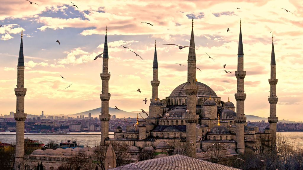 Мечеть Султана Ахмеда, Стамбул, Турция, Путешествия, Туризм, HD, 2K, 4K, 5K, 8K