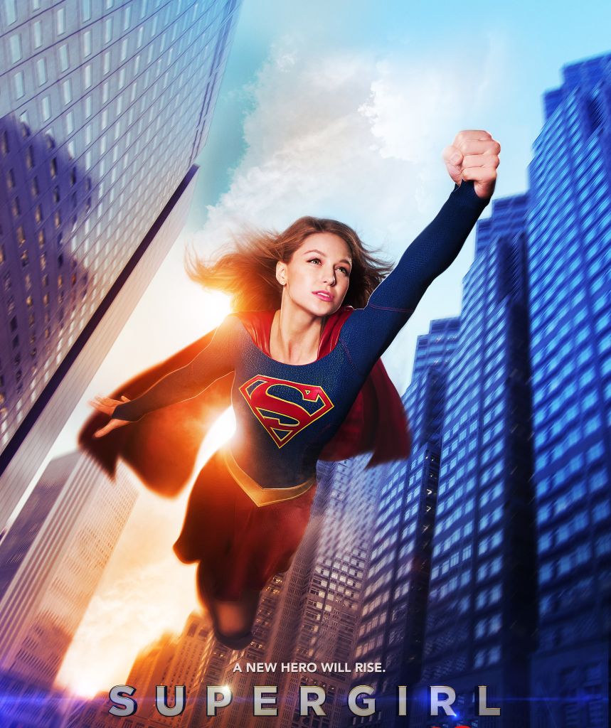 Супергерл, Мелисса Бенуа, Американский Супергерой, HD, 2K