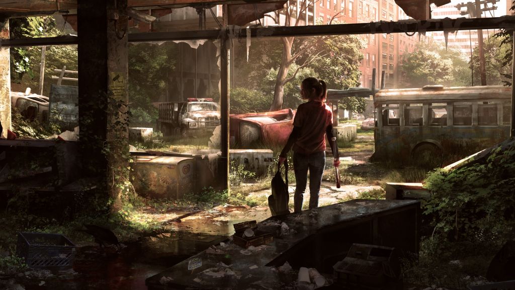 The Last Of Us Remastered, Game, Survival Horror, Элли, Last Of Us, Арт, Светлячки, Зомби, Зомби-Грибок, HD, 2K, 4K, 5K