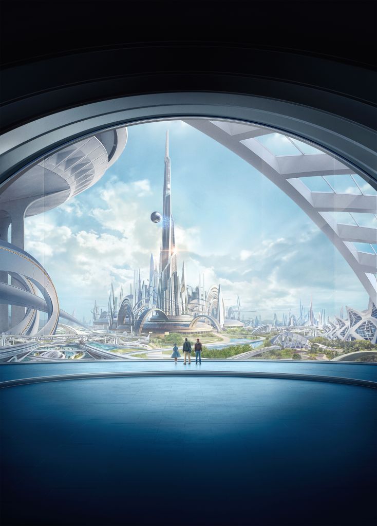 Tomorrowland, Джордж Клуни, Фэнтези, HD, 2K, 4K