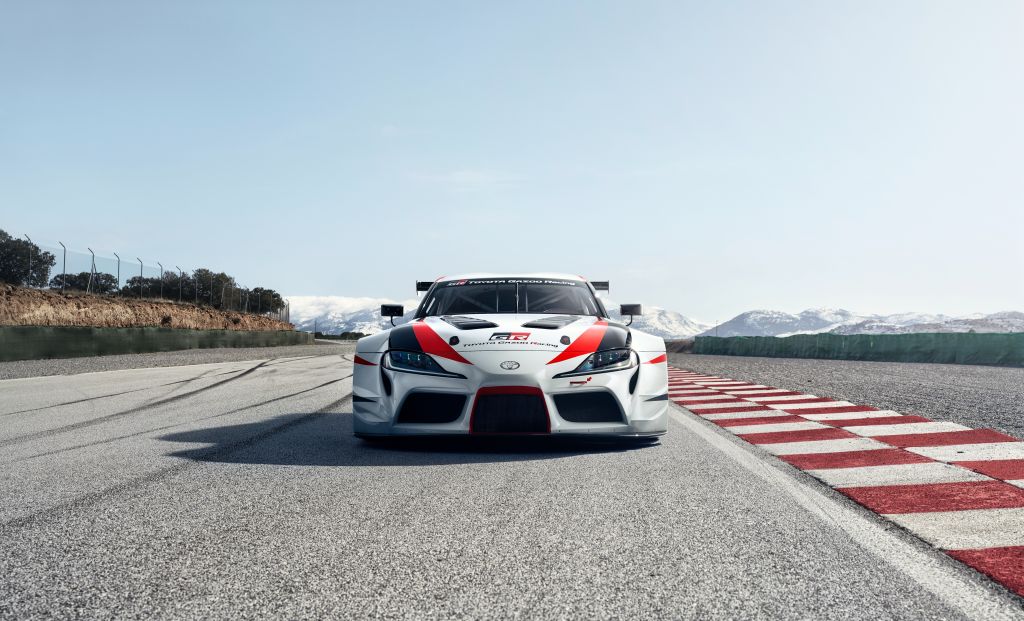 Toyota Gr Supra Racing Concept, Женевский Автосалон, 2018, HD, 2K, 4K