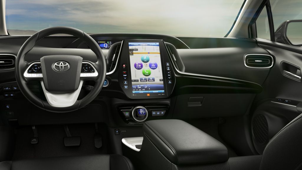 Toyota Prius Prime, Nyias 2016, Интерьер, HD, 2K, 4K