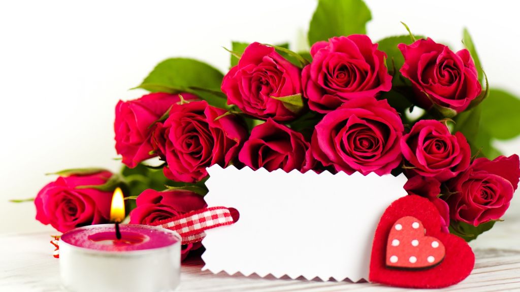День Святого Валентина, 14 Февраля, Цветы, Розы, Открытки, Сердечки, Любовь, Подарок, HD, 2K, 4K