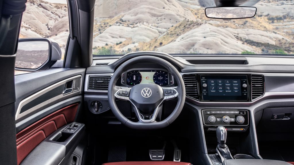 Volkswagen Atlas Cross Sport R-Line, Интерьер, Внедорожник, 2020 Cars, HD, 2K, 4K