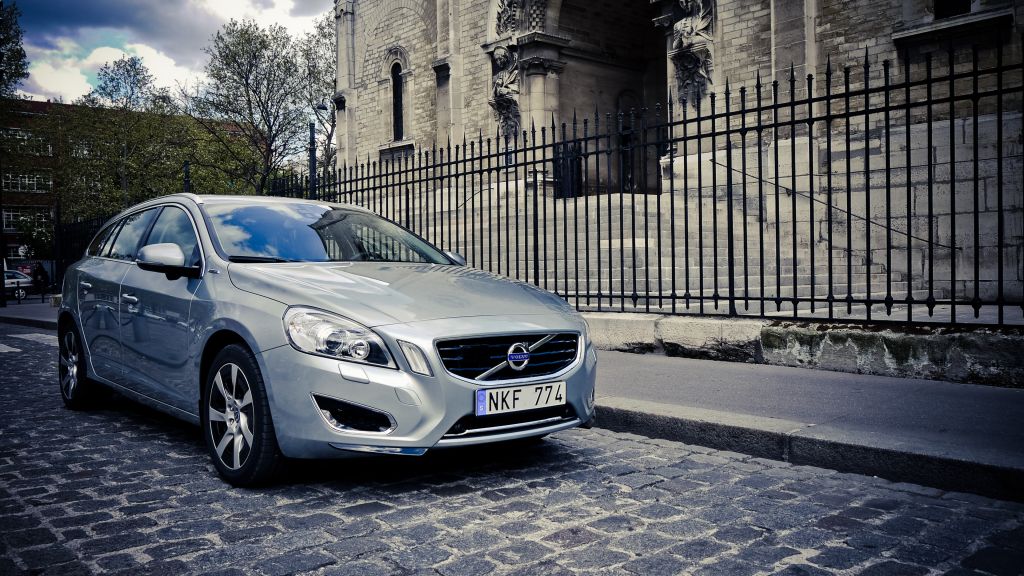 Volvo V60, Hybrid, Best Cars 2015, Серебристый, HD, 2K, 4K